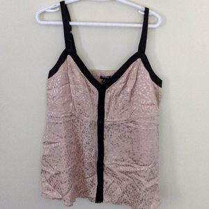 Animal print tank top